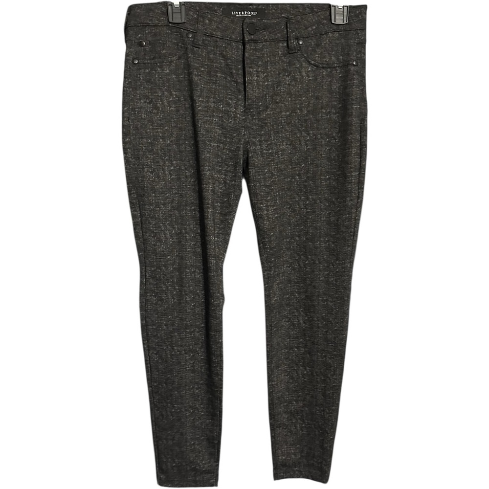Liverpool Skinny Pants Gray Size (10/30) Petite